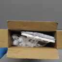 JOYMOOP Flat Mop, Microfiber Floor and Wall Cleaner, 60" Long Handle with 15" Flat Head with a Pad - White