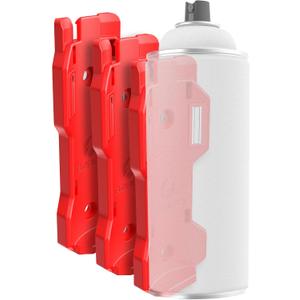 EZRED Magnetic Spray Can Holder 3-Pack Flexible Non-Marring Polymer Lid Holder