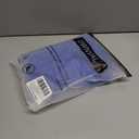 Dwnval Womens Basic Summer Short Sleeve Crewneck T Shirt Raglan Ribbed Knitted Slim Fit Casual Going Out Tops (Blue, L)