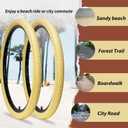 26x2.125 Cruiser Bike Tires: MOHEGIA 2-Pack 26 Inch Folding Tires with Pair Bike Tubes & Tire Levers Replacement Set for Beach Cruiser and Urban Commuting Bicycle