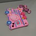 for iPad 6th/5th Generation Case, Air 1st/Air 2nd, for iPad Pro 9.7 Inch Case - for Girls Cute Girly Kawaii 3D Cartoon Design with Rotating Stand Handle & Shoulder Strap Silicone Cover