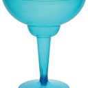 Plastic Margarita Glasses - Blue