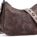 CLUCI Crossbody Bags for Women, Vegan Leather Shoulder Handbags, Purses for Women with Adjustable Wide Strap (5-coffee)