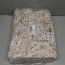 MUJOO Boho Rug 4'x6' Area Rugs for Bedroom Living Room Dining Room Pink Small Rugs Machine Washable Non Slip Carpet for Office Dorm Bedside Kitchen Laundry Room Floral