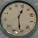 AYRELY Decorative Vintage Wall Clock - 11Inch Silent Non-Ticking Clocks Battery Operated - Classic Decor for Living Room, Farmhouse, Kitchen, Bedroom, Bathroom (Classic Blue) (Turquoise)