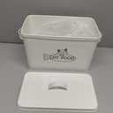 Large Dog and Cat Food Storage Container, Farmhouse Pet Food Storage Containers with Lid and Dry Food Scoop, Durable Airtight Cat Container 12-13 lbs Capacity, Great Gift for Pet Owners