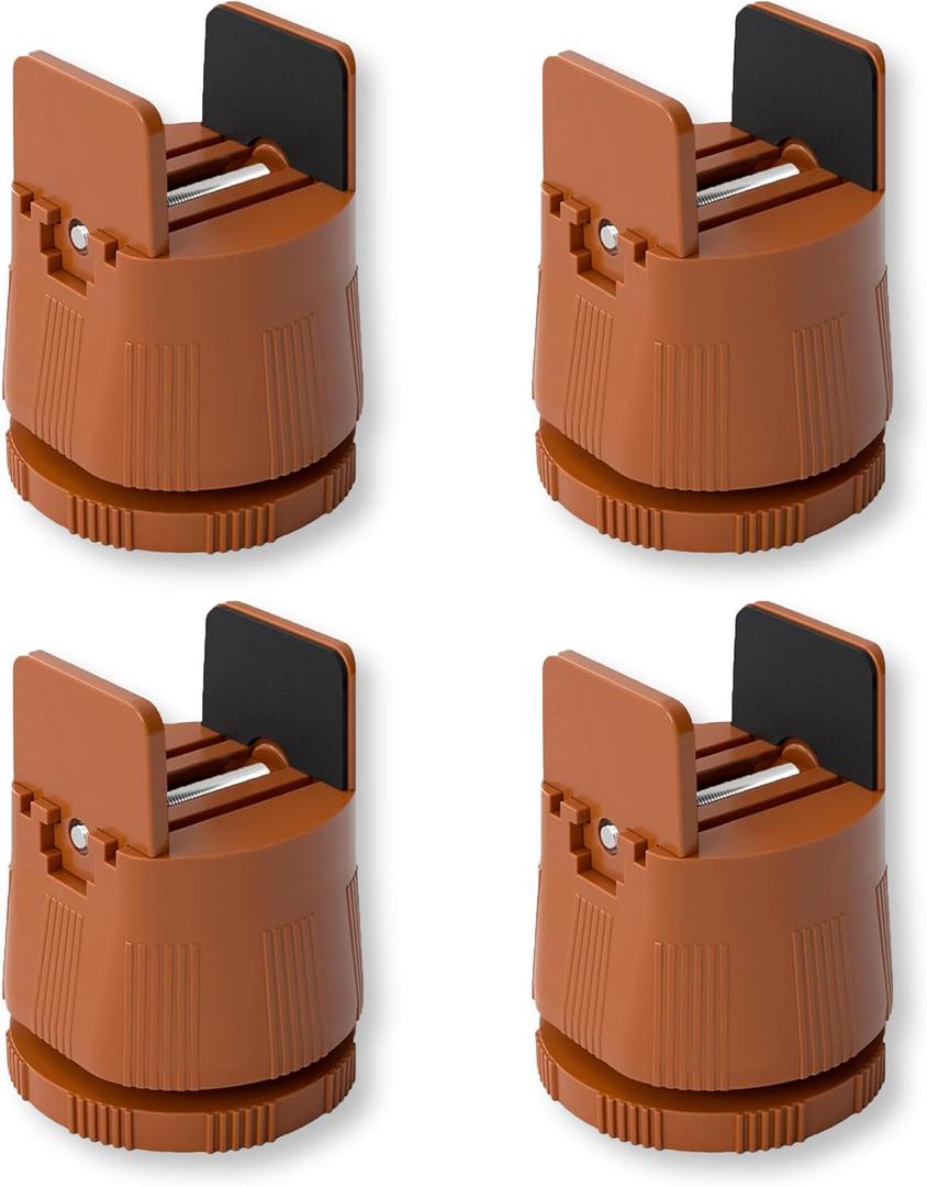 Lezalic Table/Desk, Adjustment for Height, Set of 4, Pinch Type, Convenient Goods, Kotatsu Bed, Sitting Chair, Sofa, Load Capacity 1102.3 lbs (500 kg), Stable, Durable, Adjustable Height 2.2 - 3.1