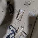 IDEQUY 32'' Modern Flush Mount Crystal Chandelier for Living Room Round Ring Chandelier Black 3-Tier Crystal Ceiling Light for Dining Room Kitchen Bedroom Dimmable Lighting