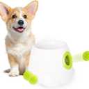 AFP Automatic Ball Launcher Dog Ball Thrower Machine Interactive Hyper Fetching Toy for Large Dogs, 3 Tennis Balls Included, Max Version