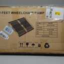 VNN Portable Wheelchair Ramp 2FT, Non-Slip Aluminum Ramps for Wheelchairs for Home, Handicap Wheelchair Ramps for Home Steps, Aluminum Loading Dock Plates