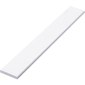 White Marble Threshold 4x36x5/8 Inch Marble Window Sill Shower Curb Top Tile Door Transition Bathroom Vanity Backsplash for Shower Pan System Jambs Fireplaces (Modern Style)