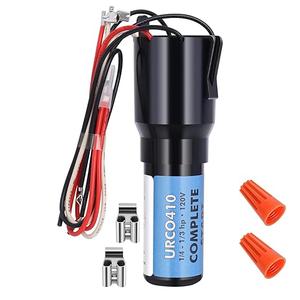 URCO410 3 in 1 Hard Start Kit Compatible with Refrigerators and Freezers, 115V AC Solid State Relay Overload Protection for 1/4 to 1/3 HP Compressor Hard Start Capacitor