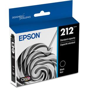 EPSON 212 Claria Ink Standard Capacity Black Cartridge (T212120-S) Works with WorkForce WF-2830, WF-2850, Expression XP-4100, XP-4105