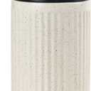 BosilunLife Dish Hand Soap Dispenser - Liquid Pump Soap Dispenser for Bathroom 12oz Ceramic Kitchen Dish Dispenser with Rust-Proof Liquid Pump Modern Refillable Lotion Bottles, Beige