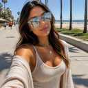 Myiaur Polarized Sunglasses for Women, Square Mirrored Trendy Shades with UV Protection Reduce Glare Sun Glasses