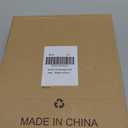 JEHONN Broom and Dustpan Set for Home, Long Handle Lightweight 180 Degree Rotating Broom Set Indoor, Upright Standing Dust Pan with Comb Teeth, Store Sweep Set for Room Kitchen Office Lobby (Orange and Black)