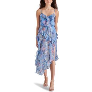 Steve Madden Women's Delphine Dress (Blue, S)