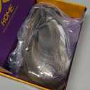 KOME Ash Blonde Highlight Synthetic Lace Front Wig,13×6 HD Short Straight Glueless Bob Wig for White Women Daily Use 12IN（#TT6/166）