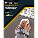 Futuro Futuro Deluxe Wrist Stabilizer, Right Hand, One Size, Gray, Adjustable (09013ENR)