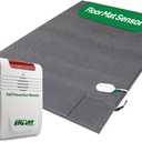 Smart Caregiver Cordless Monitor with Cordless 24in x 36in Gray Floor Mat - Get to Them so They Don't Walk Alone!