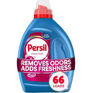 Persil Intense Fresh Everyday Clean Laundry Detergent Liquid, 50 Fl Oz, 66 Loads, Ultra Concentrated Laundry Soap, Deep Cleaning & Lasting Freshness, All Water Temperatures, HE Safe