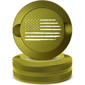 Premium Zyn Metal Can - Waterproof, Moisture & Odor Proof - Metal Zyn Container - Dip Can, Zyn Tin, Zyn Holder with Knurled Edges, Aluminum Zyn Can & Organizer