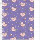 Monolike Fantastic A5 Line Spiral Notebook, Magical love - Hardcover 5.83 x 8.27inch 126 Page,120GSM Thick paper