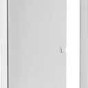 Premier 12x24 Universal Steel Flush Access Panel Door w/Screwdriver Latch, White Prime Coat Finish, Wall, Ceiling Mounted Access Door for Drywall, Plumbing, Electrical, FL-5000