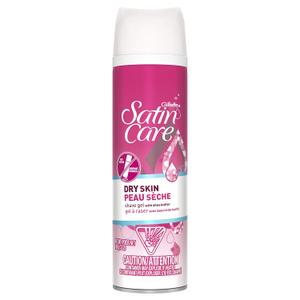 3 x Gillette Satin Care Dry Skin Shaving Gel, 7 oz