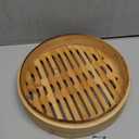 Prime Home Direct Bamboo Steamer Basket 10-Inch | 2-Tier Steamer for Cooking | 50 Liners, Chopsticks, Sauce Dish | Steaming Asian Food, Bao Buns, Chinese, Dim Sum, Dumpling, Rice, Vegetable Steam Pot