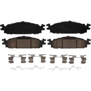 Wagner QS ZD1508 Disc Brake Pad Set, Chamfered Edges for Smooth, Quiet Stops, Fits 20112019 Ford Explorer