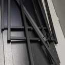 Huuger Folding Desk for Small Spaces, 39.3 Inch Foldable Computer Table, for Home Office, Study, Bedroom, Dorm, Space Saving, Small Writing Work Office Computer Desk, Easy to Fold, Black