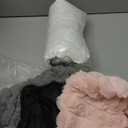 Guinea Pig Couch - Fluffy Small Pet Sofa with with Two Removable Washable Covers, Guinea Pig Bed with Stuffed Arms and Back, Super Cozy Corduroy Fleece, Pink and Dark Gray Respectively