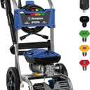 Westinghouse WPX3200e Electric Pressure Washer, 3200 Max PSI and 1.76 Max GPM, Induction Motor, Onboard Soap Tank, Spray Gun and Wand, 5 Nozzle Set, for Cars/Fences/Driveways/Homes/Patios/Furniture