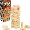 Jenga Game | The Original Wood Block Game with Genuine Hardwood Blocks | Stacking Tower Game | Ages 6+ | 1 or More Players | Party Games for Kids | Family Games