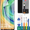 for Moto G 5G 2023 Screen Replacement Kit for Motorola Moto G 5G 2023 Screen Replacement for Moto XT2313 LCD Display Touch Screen Digitizer Assembly Replacement (Not fit for G Power 5G 2023)