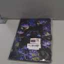 Rossy Universal 10.0 Tablet Case, Universal Case for 9.6-10.5 Inch Android Tablet, Slim PU Leather Stand Folio Shell Cover with 360 Degree Rotatable Kickstand Multiple Viewing,Black Cat Flower