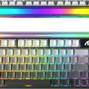 ATTACK SHARK R85 HE 75% Magnetic Wired Gaming Keyboard,8KHz Polling Rate Rapid Trigger,0.005mm RT Precision,256K Scan Rate,Custom Hot-Swappable,Web Driver PC Keyboard for Gamer