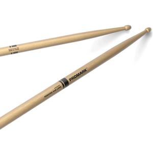 ProMark Rebound 5AB Long Hickory Drumsticks - Enhanced Reach for Versatile Drumming - Acorn Wood Tip - 1 Pair