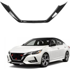 Front Grill Frame Cover Trim 3PCS For Nissan Altima 2019 2020 2021 2022