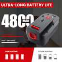VANTTECH (Upgraded to 4.8Ah Ni-Mh Replacement Battery for Black and Decker 18V Battery HPB18 HPB18-OPE Compatible with Black + Decker Battery 18 Volt FS18FL A1718 Firestorm Cordless Power Tool