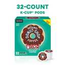 The Original Donut Shop Dark, Keurig Single Serve K-Cup Pods, Dark Roast Coffee Pods, 32 Count (EXP 11/01/26)