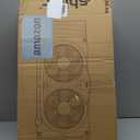 shinic 9" Twin Window Fan with Remote Control,Reversible Airflow,Removable Cover,3 Speeds, 3 Modes, Expandable Panels (From 24" to 37"),ETL Certified, White