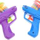 TOYANDONA 2pcs Soft Foam Flying Disc Shooter for Boys and Girls Launchers with Soft Discs Interactive Outdoor Toy for Backyard Fun Family Gatherings and Park Activities