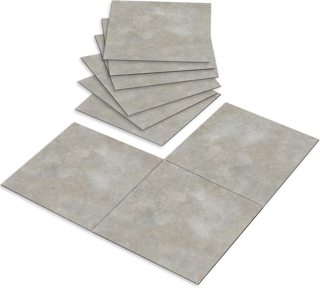 Art3D Peel And Stick Floor Tile – 30-Pack (12" x 12"), Covers 30 Sq.Ft, Waterproof Vinyl Flooring Tiles, Self-Adhesive For Kitchen, Bathroom & Bedroom – Slate 