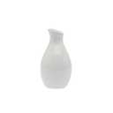 American METALCRAFT, Inc. BVJGG4 3-7/8 High Ceramic Jug Vase, 4', White (1 Count (Pack of 1))