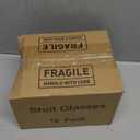 Farielyn-X Clear Heavy Base Shot Glasses 12 Pack, 2 oz Tall Glass Set for Whiskey