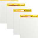 Post-it Super Sticky Easel Pad, 25 x 30 in, White, 4 Pads