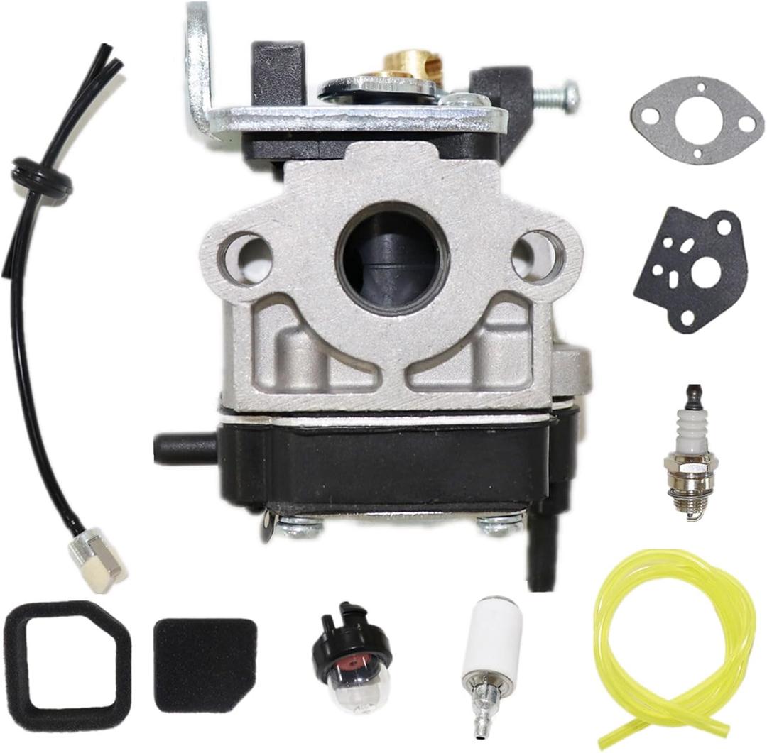 WYC-22 Carburetor Kit for Hitachi Metabo HPT CG22EAB CG22EAD CG22EAS CG22EABSLP CG22EADSLP CG22EASSLP 21.1cc Straight Shaft Grass Trimmer Tanaka TCG-22EAB TCG-22EAB TCG-22EAS Trimmer