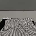 WDIRARA Women's 3 Pack Linen Shorts Elastic Waist Comfy Soft Lounge Shorts XL